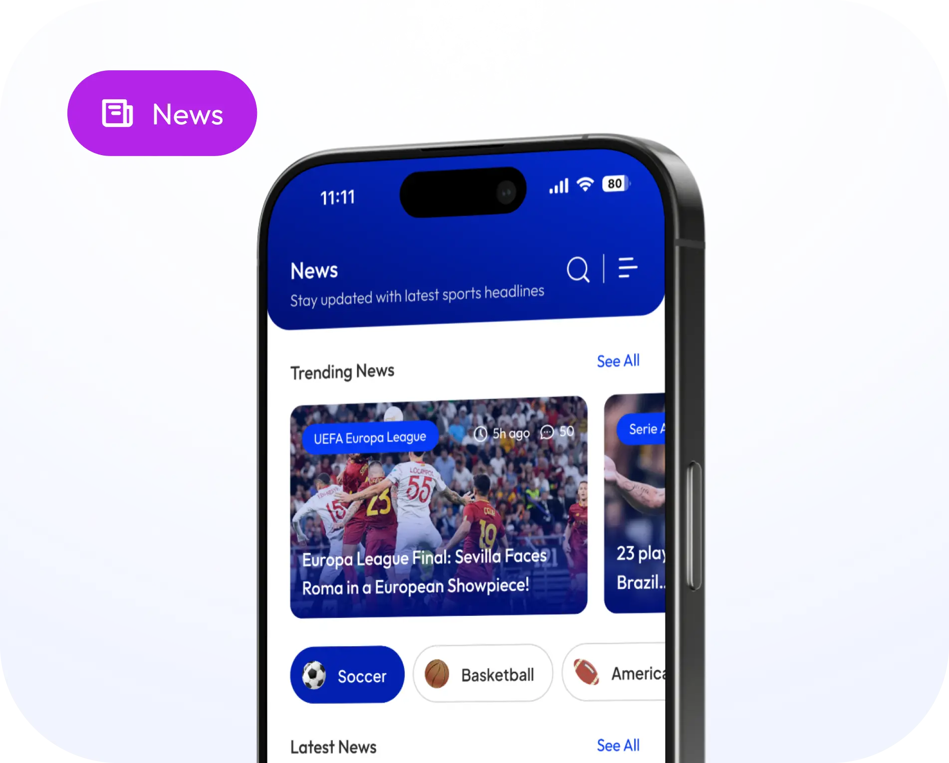 SportCliq app screenshot 2